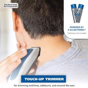 เครื่องตัดผมไร้สายแบบชาร์จไฟได้สำหรับผู้ชาย เทคโนโลยีการชาร์จอัจฉริยะ แบตเตอรี่ทริมเมอร์ ชาร์จผ่าน USB ตัดผมที่บ้าน ปรับแต่งได้ - Product Image 2