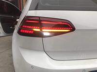 Mise à niveau de l'assemblage du feu arrière LED modifié lentille rouge feu arrière pour VW Golf VII 7 7.5 GTI 2013-2019 nouvelle lampe d'état