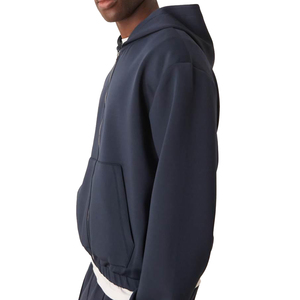 Sudaderas personalizadas con cremallera de algodón de alta calidad sudaderas con cremallera de peso pesado dobladillo elástico sudaderas con cremallera - Product Image 1