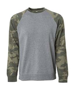 Sweats à capuche et sweat-shirts en molleton NuBlend pour hommes en mélange de coton, pulls à col rond teints dans les vêtements - Product Image 3