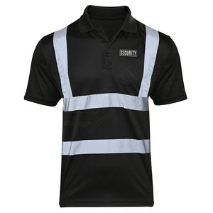 Camisa de manga corta de alta visibilidad personalizada con su LOGO en la camisa Polo de seguridad con tiras reflectantes Ropa de trabajo de construcción de alta visibilidad - Product Image 5