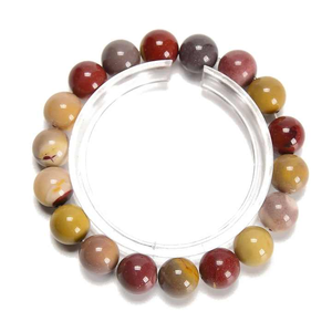 Pulsera de jaspe Natural de estilo Vintage de alta calidad, 4/6/8/10mm, moda al por mayor para mujeres y hombres, símbolo cristiano Simple de madera - Product Image 2