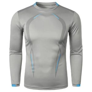 Rashguard MMA Homme Automne Manches Longues Séchage Rapide Léger Respirant Écologique Spandex/Nylon Coupe Ample Sport Fitness - Product Image 2
