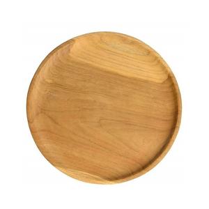 Assiette en bois naturel polyvalente Forme ronde Articles de table Nouvelle assiette design en bois de manguier Taille et forme personnalisées - Product Image 4
