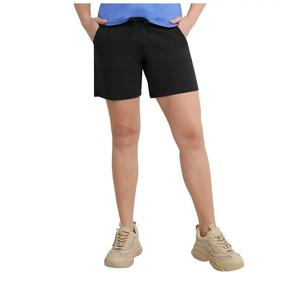 Shorts Deportivos Casuales para Mujer, de Cintura Alta, con Cordón, Transpirables, de Secado Rápido, con Patrón Liso, para Verano, Yoga, Ciclismo, Corte Recto BD - Product Image 3