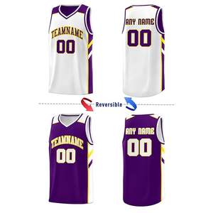 Tendance Basketball Jersey 100% Polyester Basketball Shorts Personnalisé Hommes Laker Été Sports Uniforme - Product Image 2