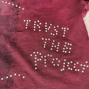 T-shirts Homme Personnalisés Streetwear avec Strass, Design Vintage, Effet Délavé, Coutures Réversibles, Impression Graphique DTG, Effet Vieilli - Product Image 3