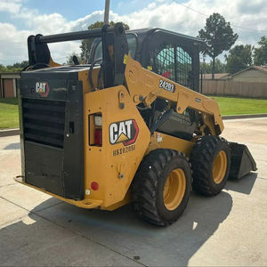 จัดส่งฟรีสำหรับรถตัก242D3 3ton 75hp ของหนอนผีเสื้อรถตักล้อหมุนได้รับการรับรองจาก EPA รถตักด้านหน้า - Product Image 3