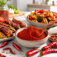Poudre de paprika personnalisable OEM, poudre de piment doux rouge, faible MOQ, fourniture directe usine, 100g, style séché, bon prix