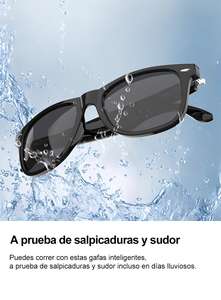 UF09 <b>Bluetooth</b> Smart Sunglasses with 3D SurRound Sound <b>Microphone</b> UV400 Protection Unisex Sports Style - Tech 2025 Anti Luz - Product Image 6