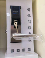 Cerradura de Puerta de Hotel RFID de Acero Inoxidable, Antirrobo, Cerradura Electrónica con Tarjeta Inteligente para Sistema de Control de Acceso a Habitaciones de Apartamentos