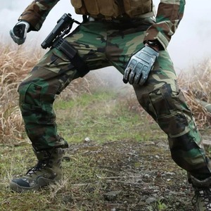 Breathable Anti-UV Camouflage Tactical Uniform Hunting Shirts Pants Elbow <b>Knee</b> <b>Pads</b> Outdoor Hiking Training Polyester/Cotton - Product Image 4
