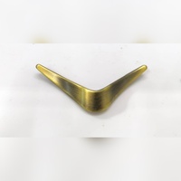 Pieds de meubles en alliage de zinc en forme de U de luxe, support de fixation pour armoire, bouton de canapé, montage noir or, moderne, écologique, commode de cuisine