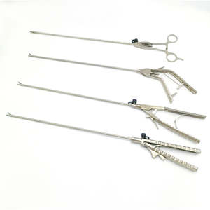 MEDZORA SURGICAL Pince porte-aiguille laparoscopique manuelle réutilisable de 5 mm en forme de pistolet, en acier inoxydable, instrument CE - Product Image 1