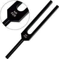 Juego de Diapasones Manuales de Aluminio de 528 Hz con Martillo para Reparación de ADN y Sanación de Chakras |   Diapasones de Sonido Medicinales para el Alivio del Estrés