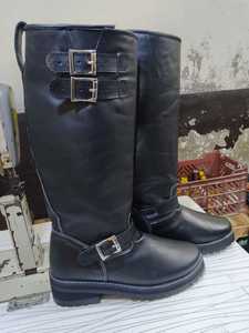 Bottes de cowboy pour homme de haute qualité avec logo personnalisé, longues, pour l'équitation, en cuir respirant, tige en tissu plastique, antidérapantes - Product Image 4