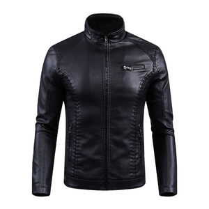Venta al por mayor paquistaní chaquetas de cuero fabricante cinturón lado Casual chaqueta de cuero para los hombres nueva motocicleta Oem diseño chaqueta para hombre - Product Image 1
