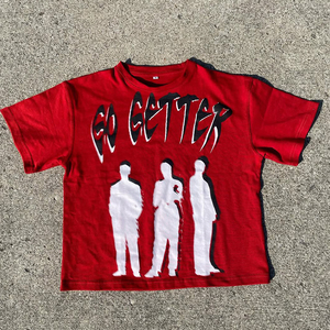 เสื้อยืดแขนสั้นทรงโอเวอร์ไซส์สไตล์สตรีทสำหรับผู้ชาย ออกแบบเองได้ ผลิตจากผ้าฝ้าย 100% พิมพ์ลายสกรีน ระบายอากาศได้ดี เป็นมิตรต่อสิ่งแวดล้อม แห้งเร็ว - Product Image 4