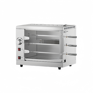 Four à rôtir rotatif professionnel de grande capacité pour poulet, au gaz ou au charbon de bois, pour restaurant commercial - Product Image 4