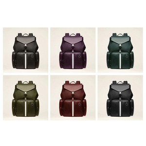 Traveling <b>Bag</b> Computer <b>Laptop</b> Roll Top <b>Rucksack</b> Bagpack <b>Bags</b> Waterproof Mens Genuine Back Pack Leather Backpack Men - Product Image 6