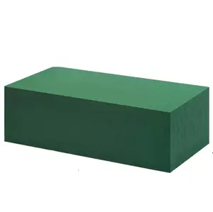 Blocs de mousse florale humide <span class=keywords><strong>Oasis</strong></span> pour arrangements floraux, blocs de boue vert pour fleurs fraîches et préservées, argile florale, mousse de fixation pour fleurs - Product Image 2