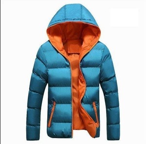 2025 nuevo invierno clásico Casual sólido abrigo de algodón para hombre caramelo cremallera Slim Fit moda versátil abrigo de algodón con capucha - Product Image 6