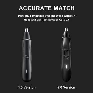 Cuchillas de Repuesto Metálicas Giratorias para Recortadora de Vello Nasal Portátil USB, Higiénicas, Reemplazables, para Uso Doméstico y en Autocaravanas - Product Image 5