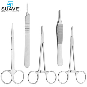 Modelo de enseñanza de práctica de sutura de piel de silicona personalizada 2024 almohadilla de sutura personalizada hecha a mano por instrumentos quirúrgicos SUAVE - Product Image 5