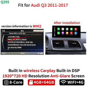 Krando 10.25 "schermo Android per <span class=keywords><strong>Audi</strong></span> <span class=keywords><strong>Q3</strong></span> <span class=keywords><strong>2011</strong></span> - 2017 Android navigazione per auto 4 + 64G supporto Apple Carplay 4G WIFI DSP fotocamera 360 - Product Image 4