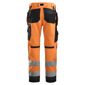 Unisex Visibility Heavy Duty Work Safety Pants Trousers with Reflective Panels Cargo Pockets Winter Workwear Pants - Product Image 3