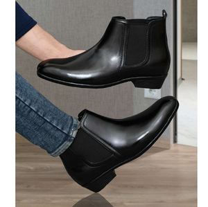 Chaussures habillées élégantes pour hommes, motif classique, confortables, pour le bureau, tenue de travail, finition en cuir - Product Image 6