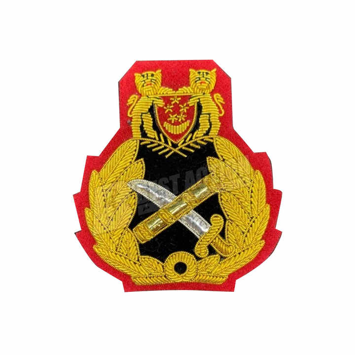 Best Price OEM Service on Hand Embroidered Leather Badges Custom Logo Sew-On Badges with Lace Decoration Wholesale