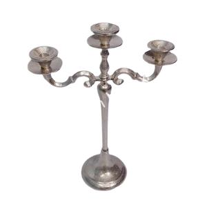 Aluminium Candle Holders Stand Best Selling Candlestick Stand Rust Free Metal Nickel Plated Elegant Candle Holder Hot <b>Sale</b> - Product Image 1