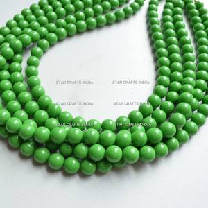 Perles d'ombrage triple couleur perles de résine faites à la main femmes collier résine grosses perles pour les meilleures utilisations dans les fêtes - Product Image 4