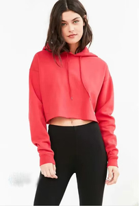 El último conjunto de Sudadera con capucha recortada, Top corto personalizado, Sudadera con capucha, ropa de calle de algodón, sudaderas y sudaderas con capucha estampadas para entrenamiento, venta al por mayor - Product Image 6