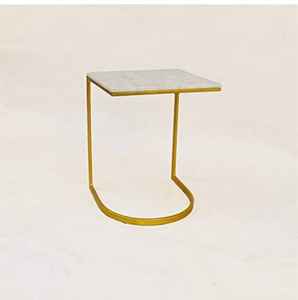 Juego de mesa lateral ajustable de forma Rectangular de hierro contemporáneo personalizado, 2 uds., muebles de sala de estar reales, mesas de centro - Product Image 5