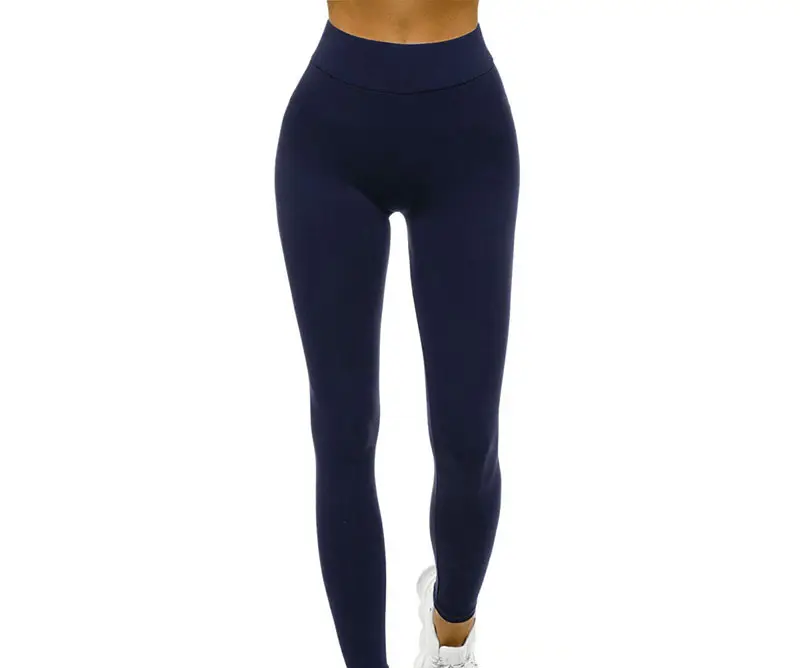 Hochwertige Baumwolle Gym Workout Frauen Leggings Fitness Gym Sport Laufen Yoga High Waist Leggings für Frauen