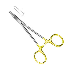 ที่จับเข็มผ่าตัดเว็บสเตอร์แบบเรียบเกรดผ่าตัด  แบบใช้ครั้งเดียว สีทองครึ่งตัว  ที่จับเข็มผ่าตัดเว็บสเตอร์แบบเรียบ TC - Product Image 6
