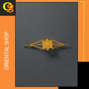 Pulseras de Venta caliente con pulseras hechas a mano de diseño de moda chapadas en oro de 22 quilates, joyería para mujer, ropa de exportadores - Product Image 2