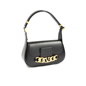 Wholesale New Trendy Fashion shoulder bag in calfskin with metallic Logo Signature detail LADIES