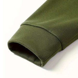 Sweats à capuche et sweatshirts pour hommes de sport surdimensionnés en coton et polyester bicolore avec fermeture éclair logo personnalisé de luxe vente en gros - Product Image 3