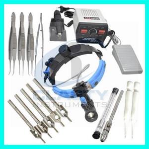 VENTE FLASH INSTRUMENTS CHIRURGICAUX EN TITANE L INSTRUMENTS MANUELLES DE TRANPLANTATION DE CHEVEUX ENSEMBLE D'OUTILS D'IMPLANTATION DE CHEVEUX - Product Image 2