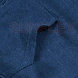 Sweat-shirts à capuche zippés confortables pour hommes avec poches, en mélange polyester/coton écologique et respirant, vêtements d'hiver - Product Image 6