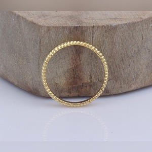 Timeless Elegance 925 Silver Gold Plated Twisted Rope Band <b>Ring</b> for Everyday Wear or Special Occasions - Product Image 4