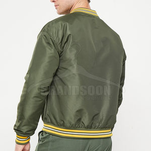 Chaqueta Bomber de Invierno para Hombre, Nuevo Diseño, Manga Larga, Transpirable, Personalizable, de Alta Calidad, Nailon/Poliéster - Product Image 2