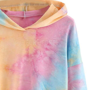 Personalizar su propio diseño Mujeres Crop Top Sudaderas con capucha Tallas grandes Superventas Mujeres Crop Top Sudaderas con capucha - Product Image 5