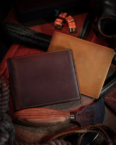 Full Grain Genuine <b>Leather</b> <b>Wallet</b> Crazy Horse <b>Men</b> Personalized Gift CHW-0064 - Product Image 6