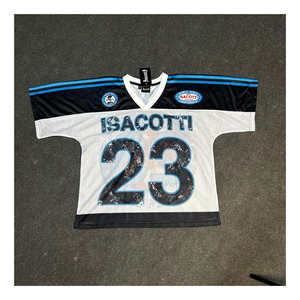 เสื้อเจอร์ซีย์คอวี แขนสั้น ผ้าตาข่าย ระบายอากาศ ผลิตจากโพลีเอสเตอร์ 100% รุ่นใหม่ล่าสุด ขนาดสั่งตัดได้ ใส่ได้ทั้งชายและหญิง - Product Image 6