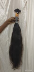 Venta al por mayor 100% Real indio virgen ondulado Remy pelo crudo 100% paquetes de cabello humano sin procesar Natural sin trama Super doble extremo dibujado - Product Image 3