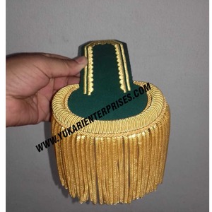 Epaulettes de Algodón/Lana con Flecos, Cómodos, para Uniformes Ceremoniales (Color Personalizado, Logotipo Personalizado, Personalizados) - Product Image 4